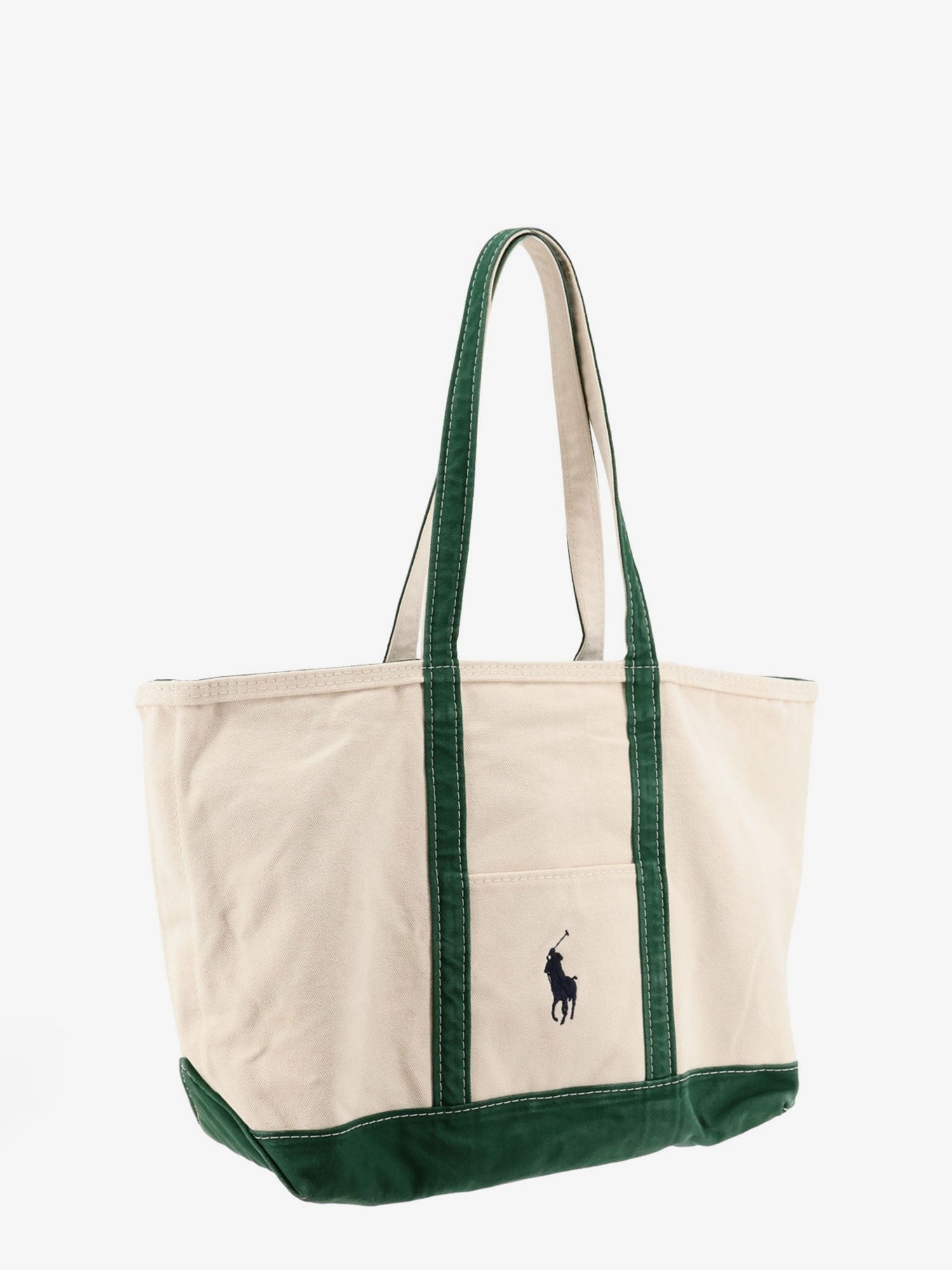 Polo Ralph Lauren Men's Denim Shoulder Bag White