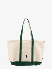 Polo Ralph Lauren Men's Denim Shoulder Bag White
