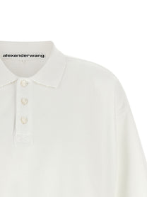 alexanderwang Denim Skirt Polo Dress Gold