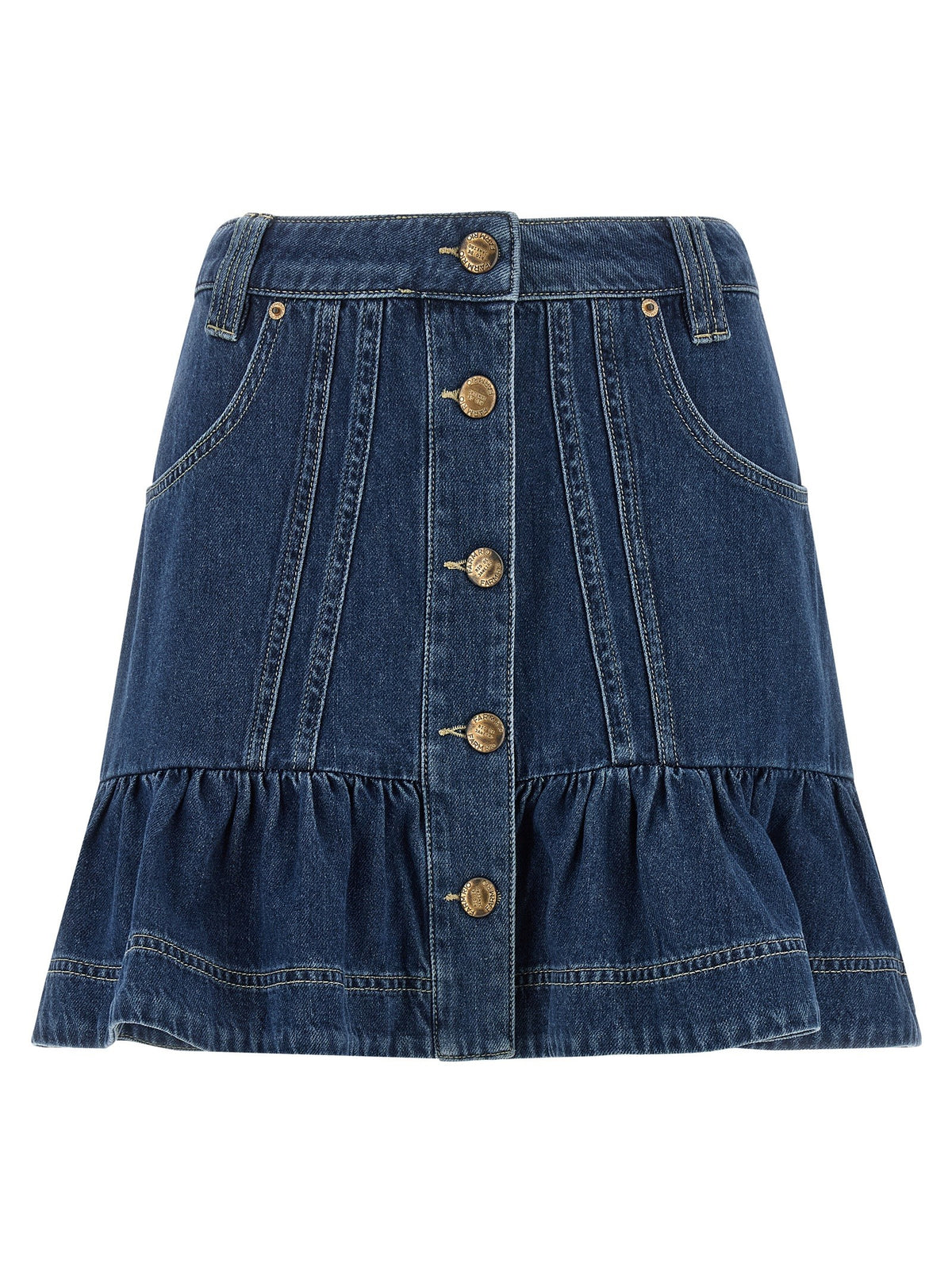 FARM Rio Denim Skirt Blue