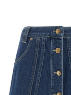 FARM Rio Denim Skirt Blue, view 3