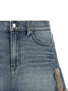 Denim X Alexander Wang Denim Skirt Blue, view 3