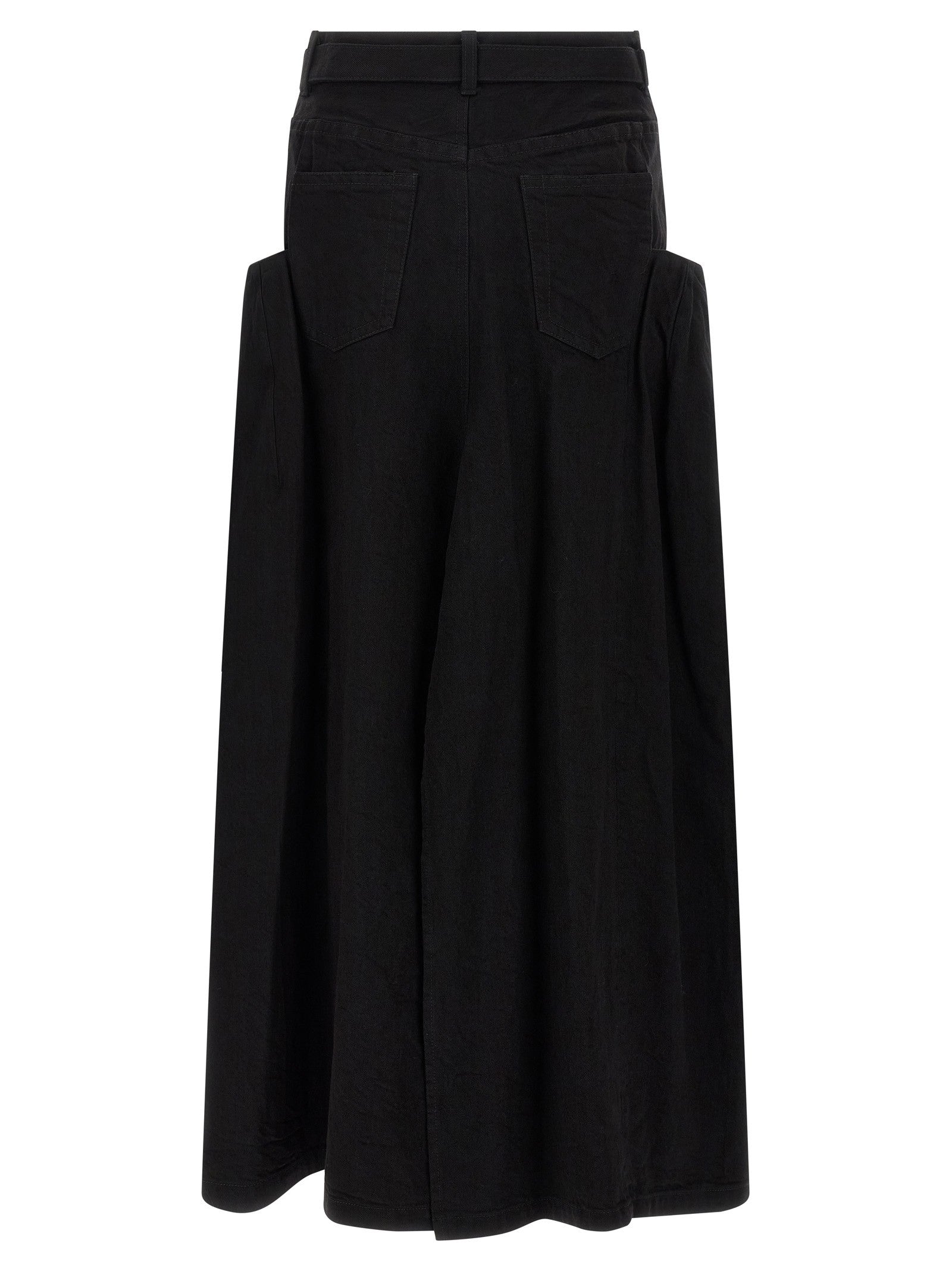 Sacai Denim Skirt Black