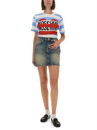 Moschino Jeans Women's Denim Skirt Blue, view 2