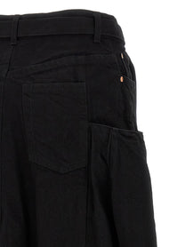 Sacai Denim Skirt Black