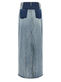 Maison Margiela Denim Skirt Blue, view 2