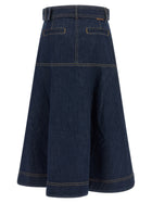 Zimmermann Denim Skirt Blue, view 2