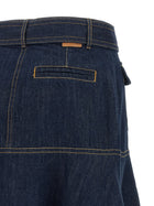 Zimmermann Denim Skirt Blue, view 4