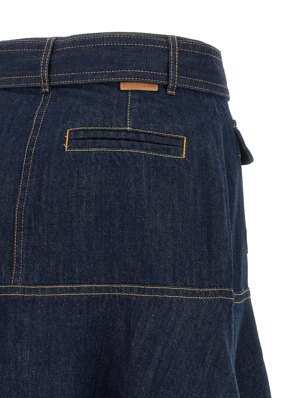 Zimmermann Denim Skirt Blue, view 4