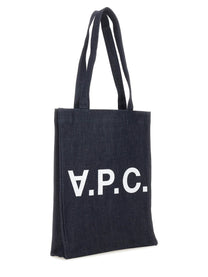 A.P.C Men's Denim Tote Bag Blue
