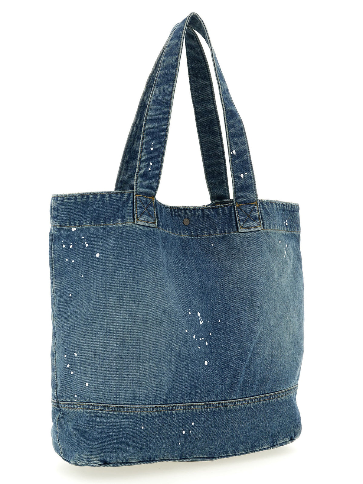 Carhartt Wip Denim Tote Shopping Bag Blue