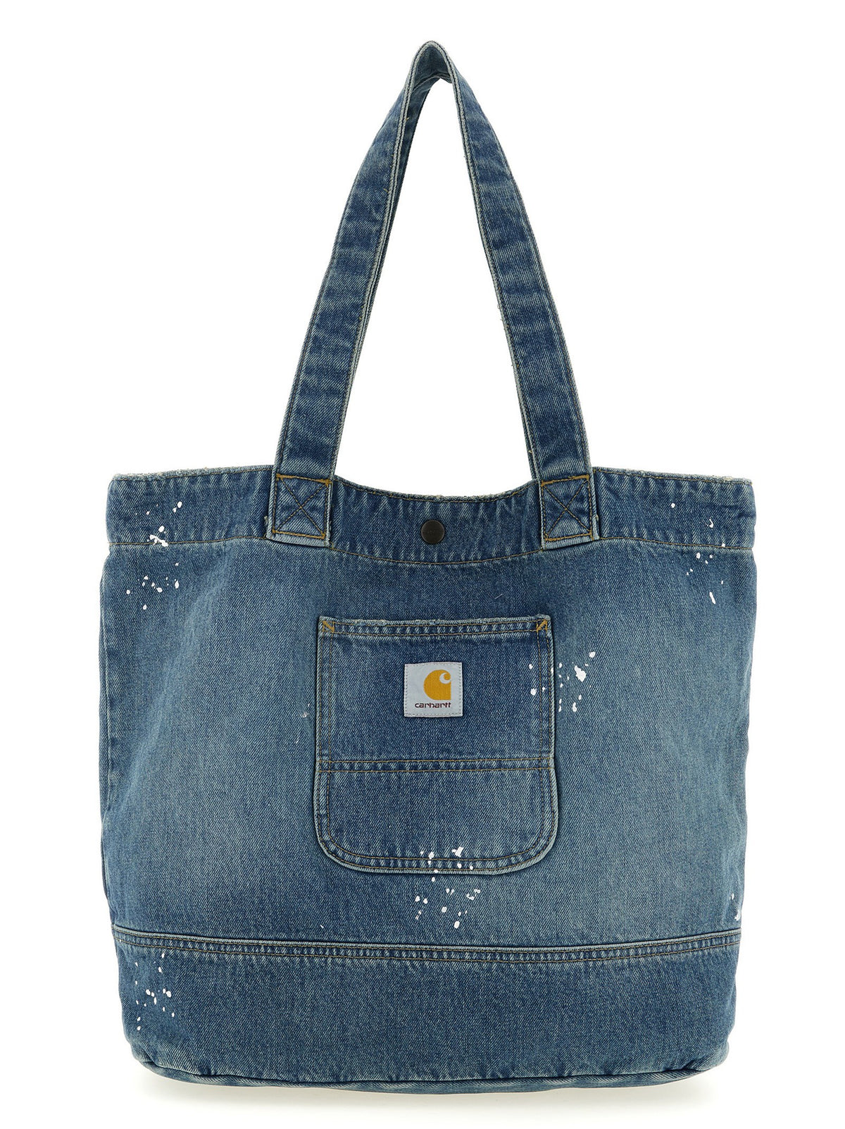 Carhartt Wip Denim Tote Shopping Bag Blue