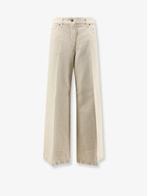 ASPESI Women's Denim Trousers White