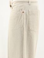 ASPESI Women's Denim Trousers White, view 3