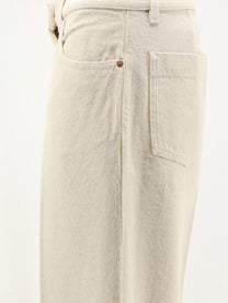 ASPESI Women's Denim Trousers White
