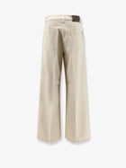 ASPESI Women's Denim Trousers White, view 2