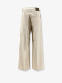ASPESI Women's Denim Trousers White