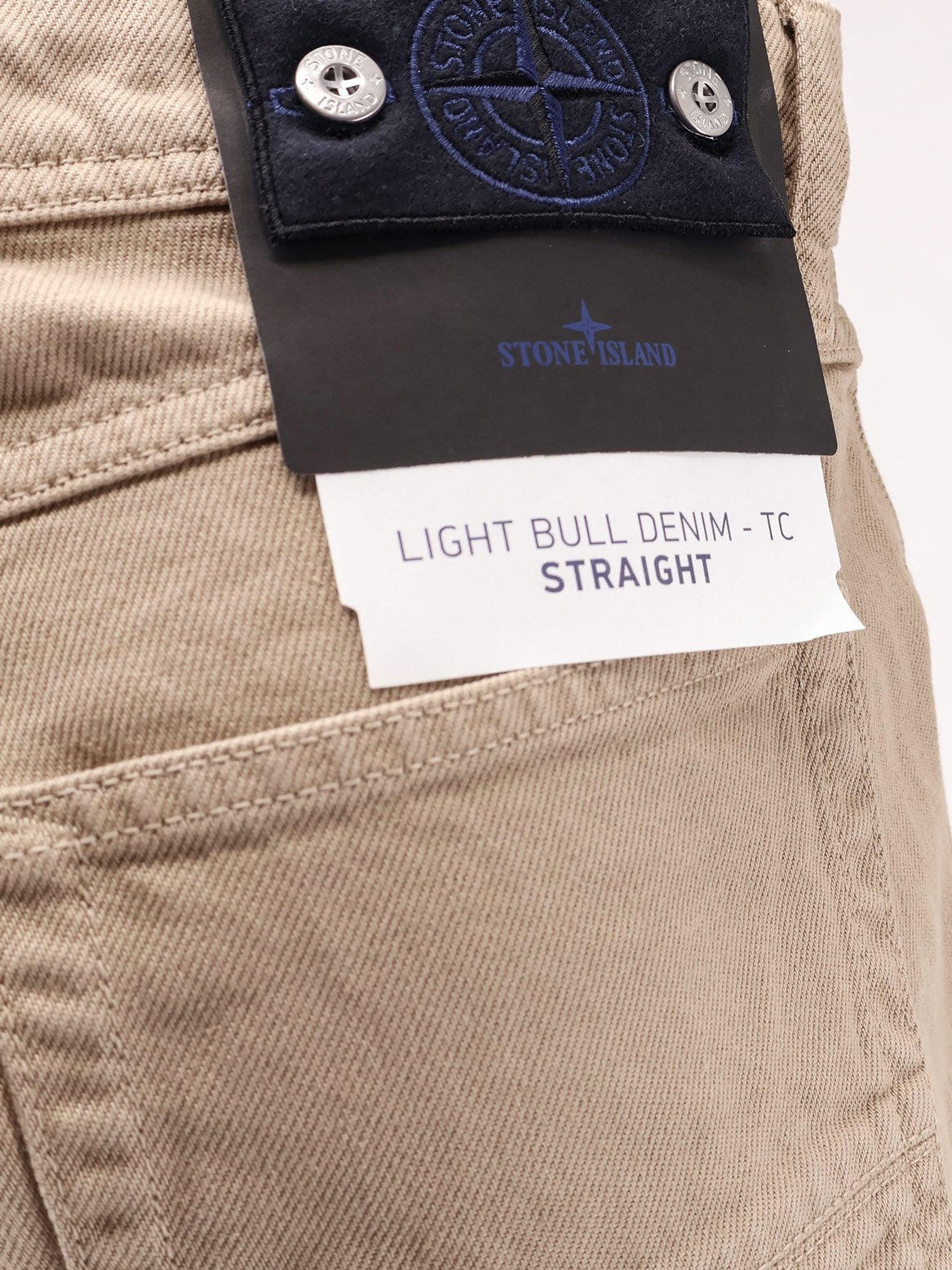 Stone Island Men's Denim Trousers Desert, view 3