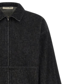 Fear of God ESSENTIALS Denim Work Jacket Black