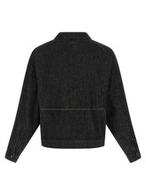 Fear of God ESSENTIALS Denim Work Jacket Black