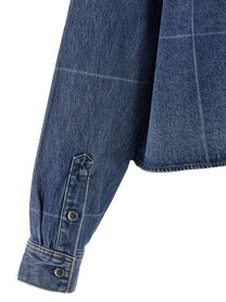 DENIM X ALEXANDER WANG - DENIM X ALEXANDER WANG - Cropped denim shirt - Women’s Tops