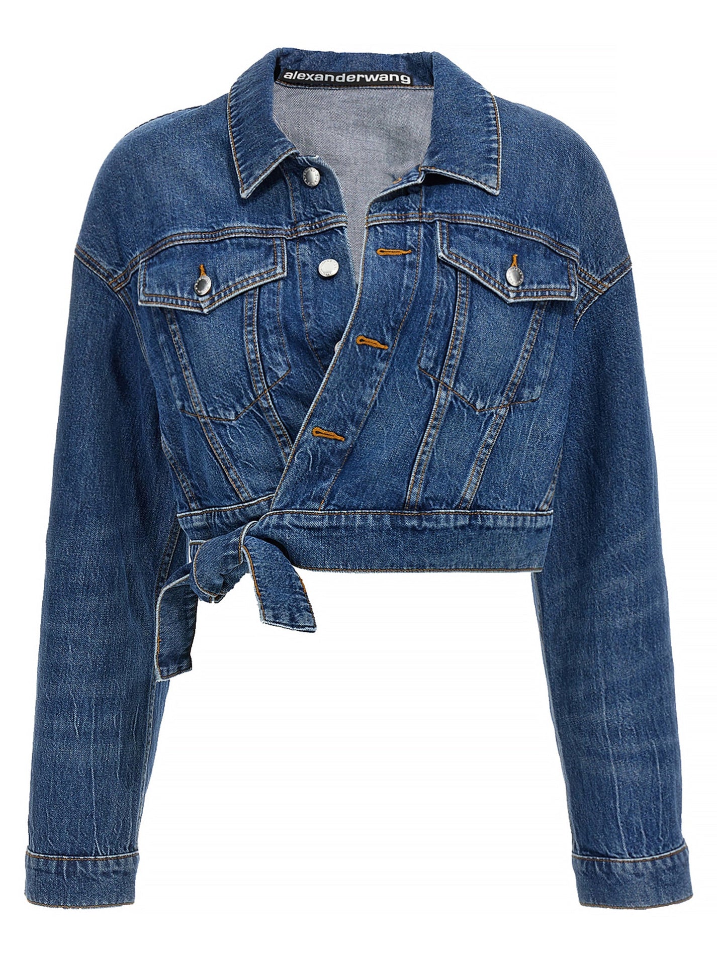 DENIM X ALEXANDER WANG - DENIM X ALEXANDER WANG - ’Wrapped Trucker’ jacket - Women’s Outerwear