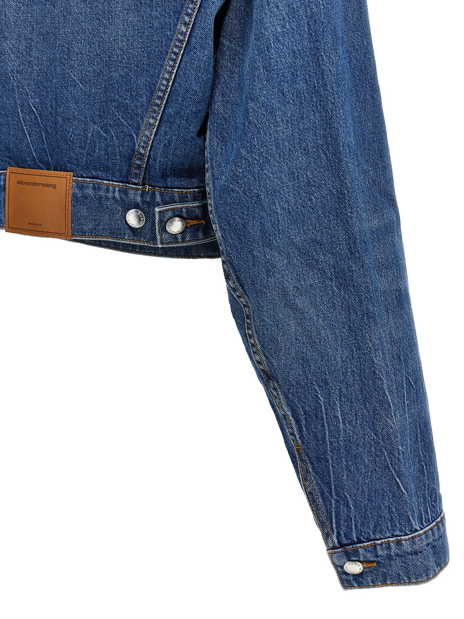 DENIM X ALEXANDER WANG - DENIM X ALEXANDER WANG - ’Wrapped Trucker’ jacket - Women’s Outerwear