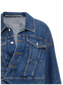 DENIM X ALEXANDER WANG - DENIM X ALEXANDER WANG - ’Wrapped Trucker’ jacket - Women’s Outerwear