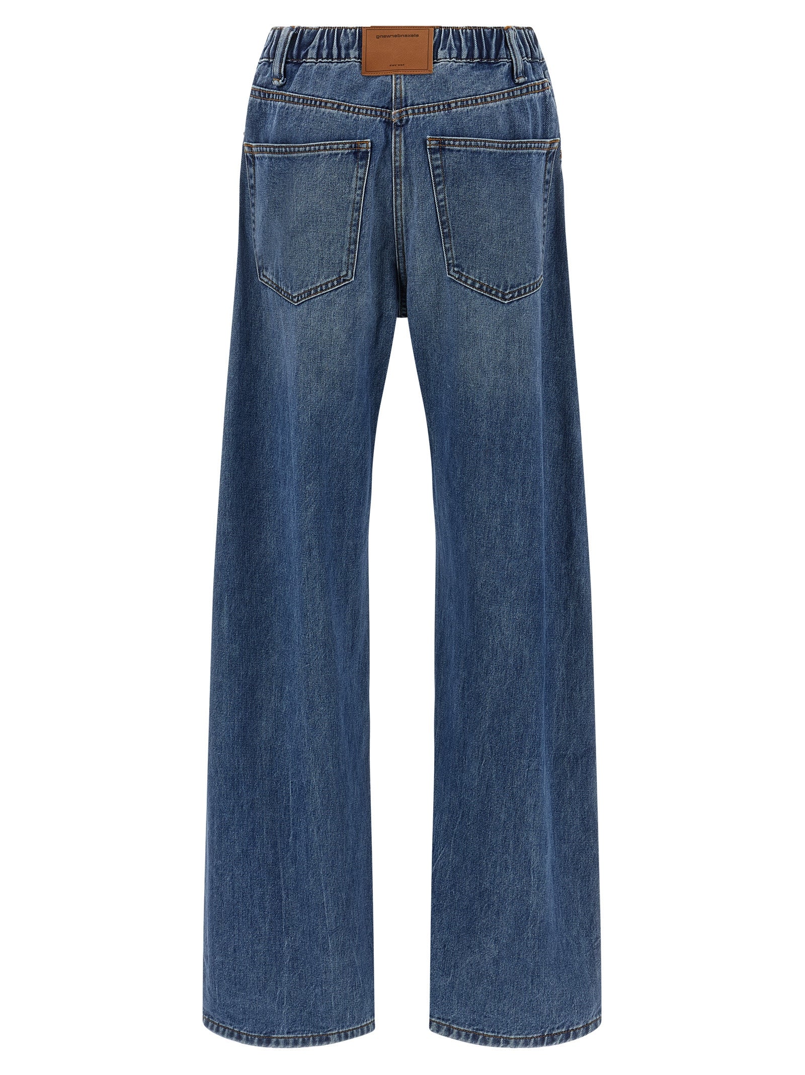 DENIM X ALEXANDER WANG - DENIM X ALEXANDER WANG - Embossed logo jeans - Women’s Bottoms