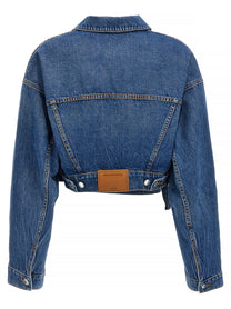 DENIM X ALEXANDER WANG - DENIM X ALEXANDER WANG - ’Wrapped Trucker’ jacket - Women’s Outerwear