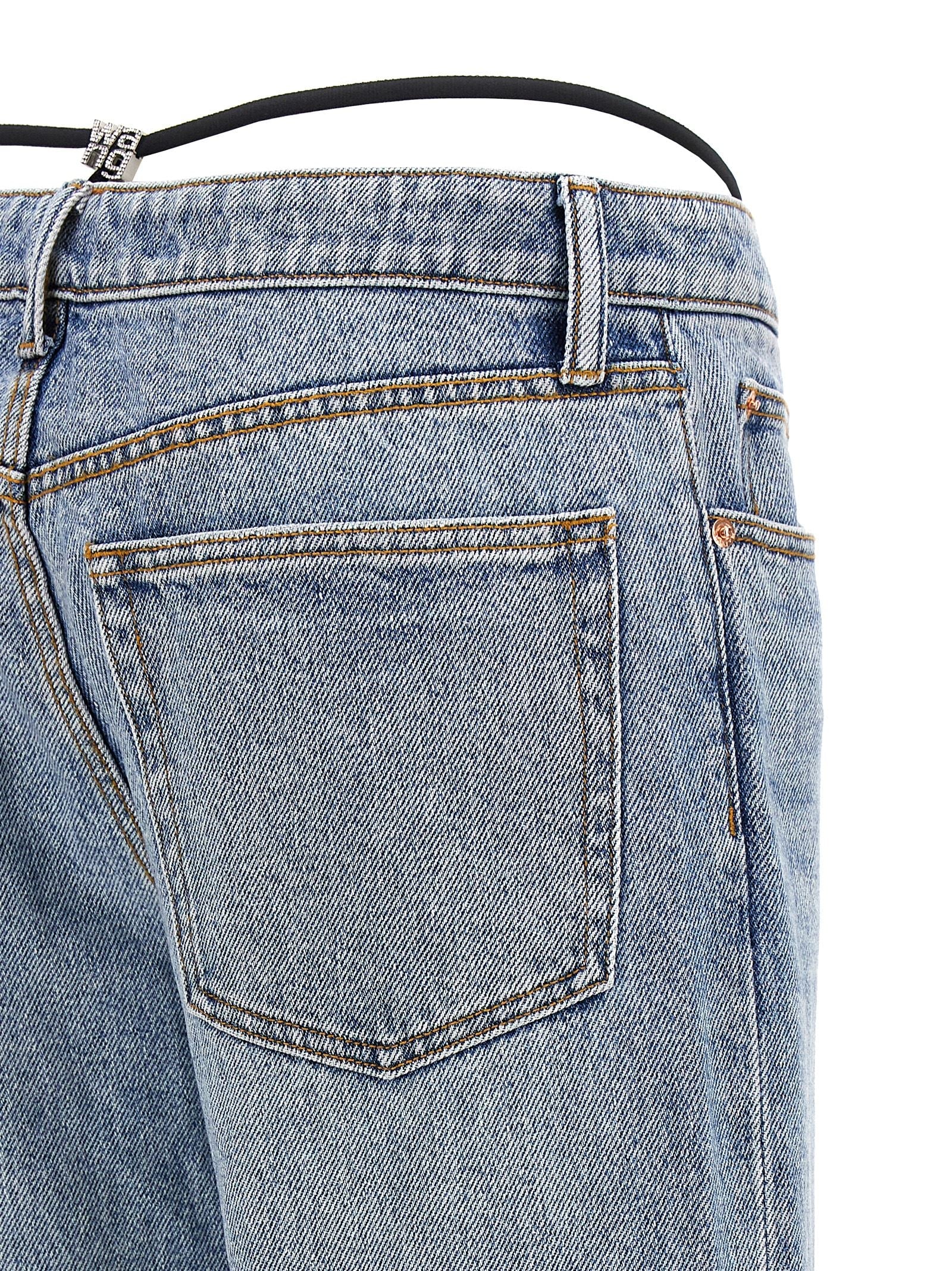 DENIM X ALEXANDER WANG - DENIM X ALEXANDER WANG - ’Prestyle Diamante Charm’ jeans - Women’s Clothing