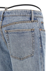 DENIM X ALEXANDER WANG - DENIM X ALEXANDER WANG - ’Prestyle Diamante Charm’ jeans - Women’s Clothing