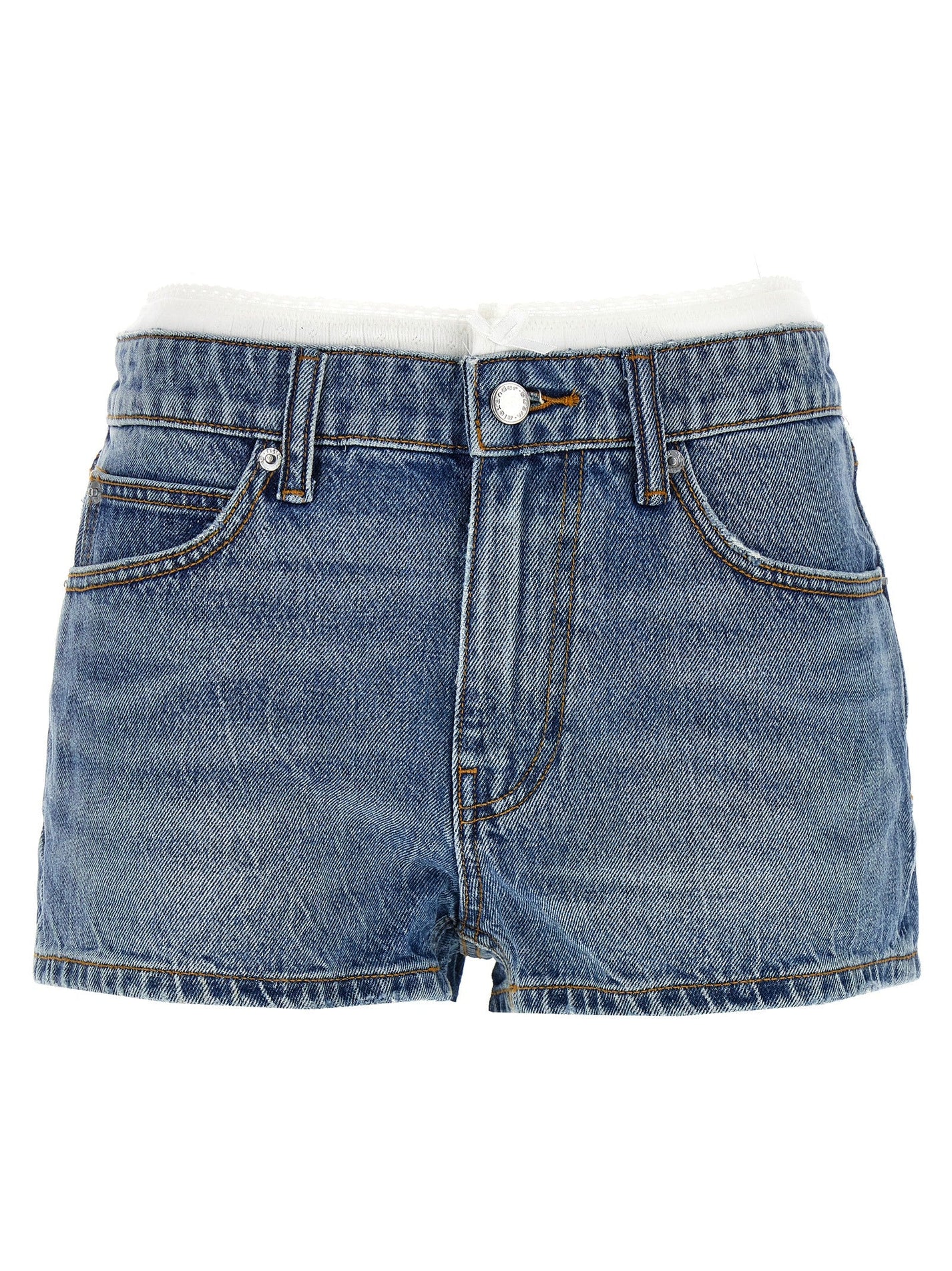 DENIM X ALEXANDER WANG - DENIM X ALEXANDER WANG - Denim shorts - Women’s Clothing