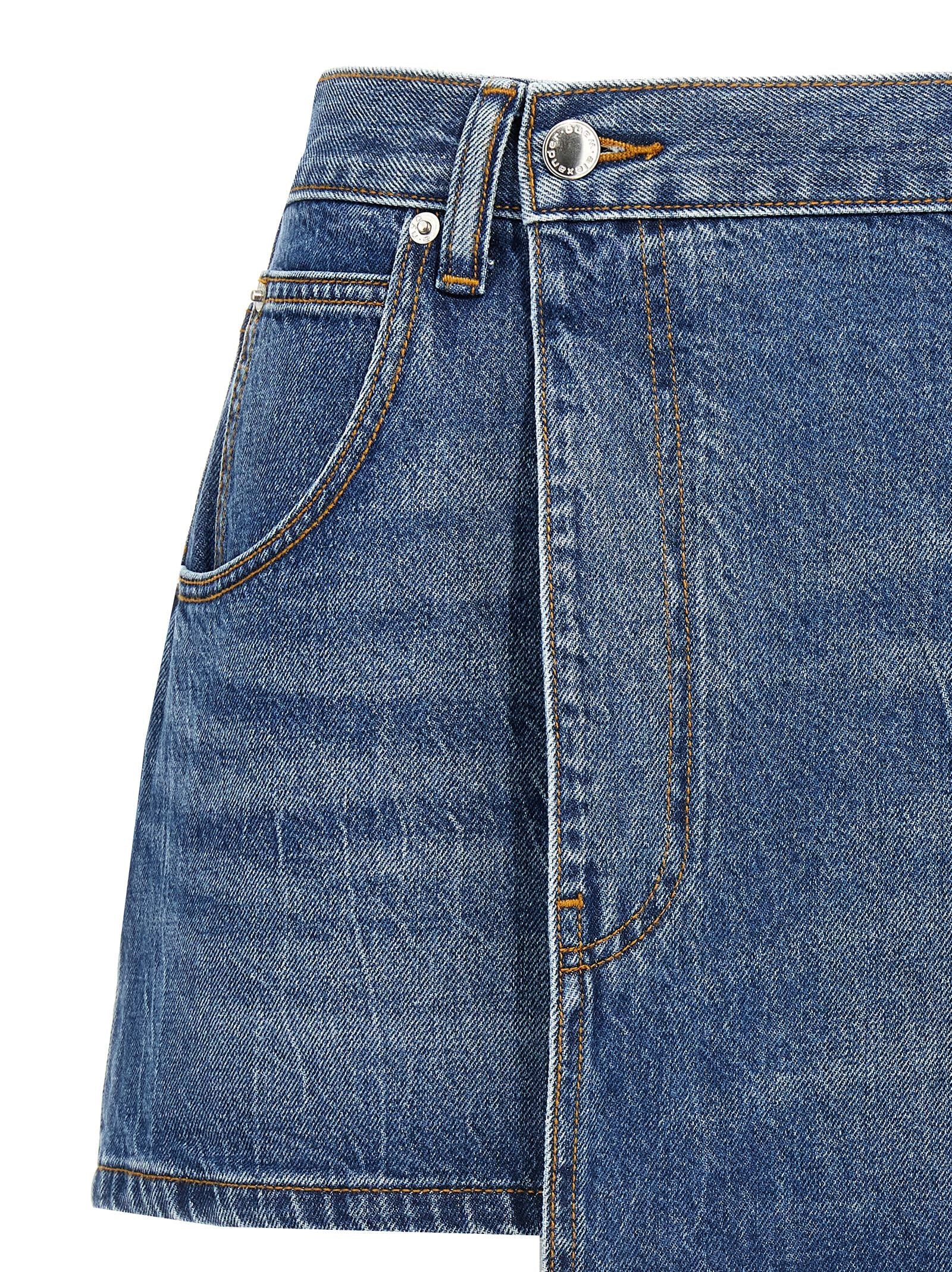 DENIM X ALEXANDER WANG - DENIM X ALEXANDER WANG - ’Deconstructed Wrapped’ skirt - Women’s Clothing