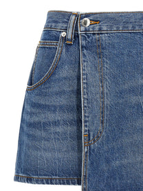 DENIM X ALEXANDER WANG - DENIM X ALEXANDER WANG - ’Deconstructed Wrapped’ skirt - Women’s Clothing