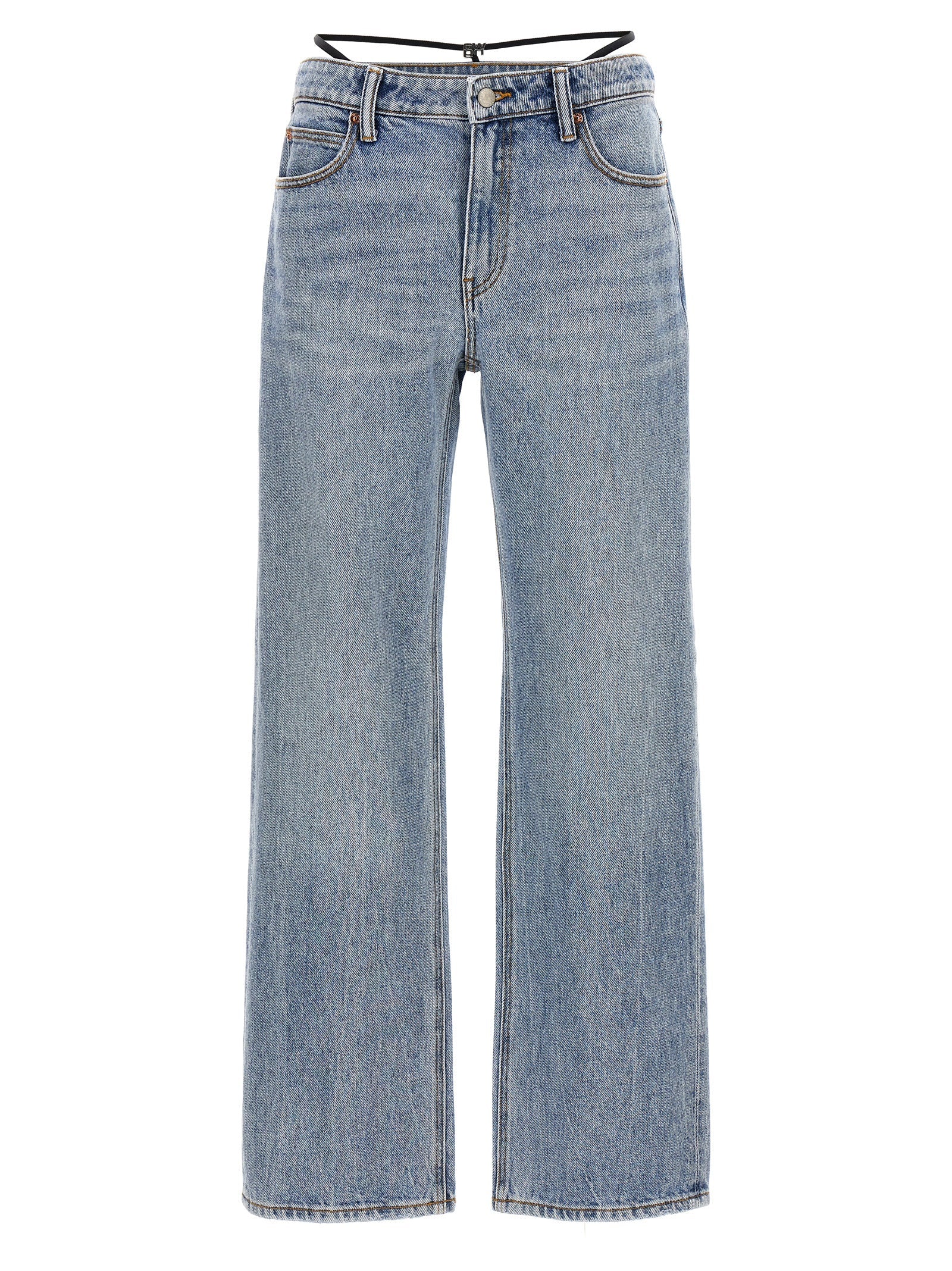 DENIM X ALEXANDER WANG - DENIM X ALEXANDER WANG - ’Prestyle Diamante Charm’ jeans - Women’s Clothing