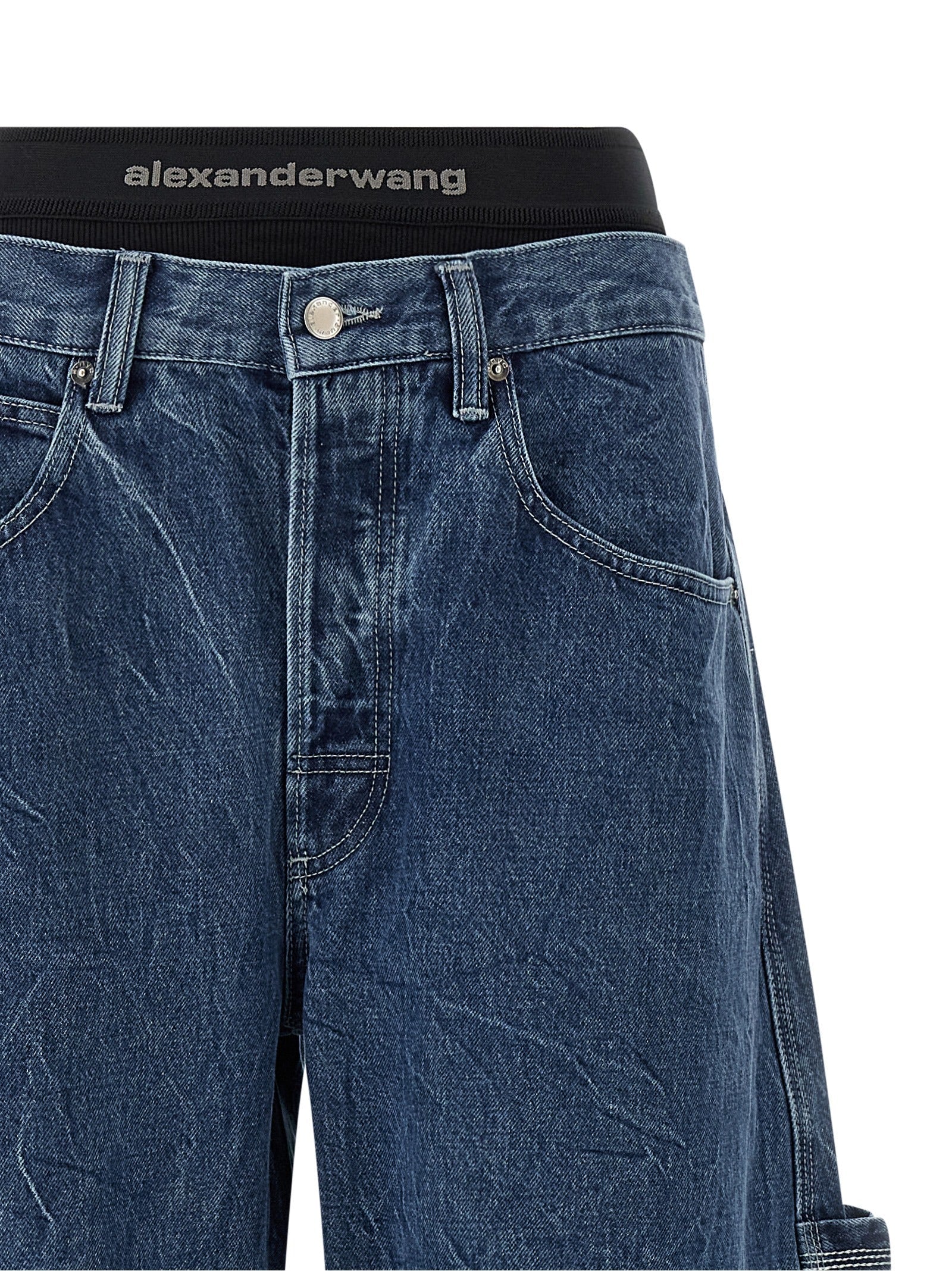 DENIM X ALEXANDER WANG - DENIM X ALEXANDER WANG - Boxer insert jeans - Women’s Bottoms