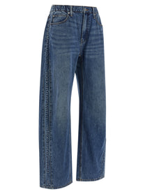 DENIM X ALEXANDER WANG - DENIM X ALEXANDER WANG - Embossed logo jeans - Women’s Bottoms