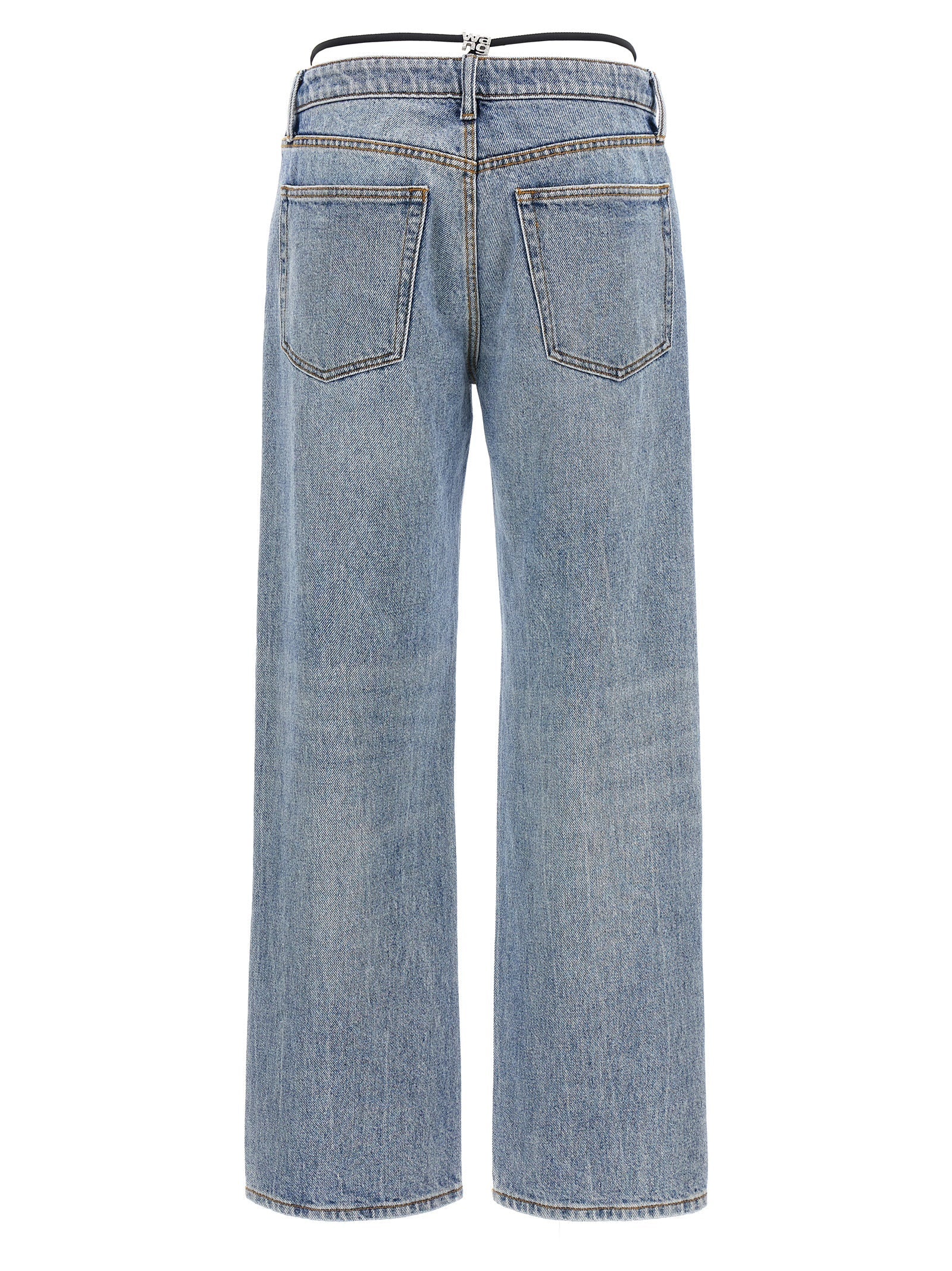 DENIM X ALEXANDER WANG - DENIM X ALEXANDER WANG - ’Prestyle Diamante Charm’ jeans - Women’s Clothing