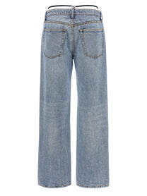 DENIM X ALEXANDER WANG - DENIM X ALEXANDER WANG - ’Prestyle Diamante Charm’ jeans - Women’s Clothing