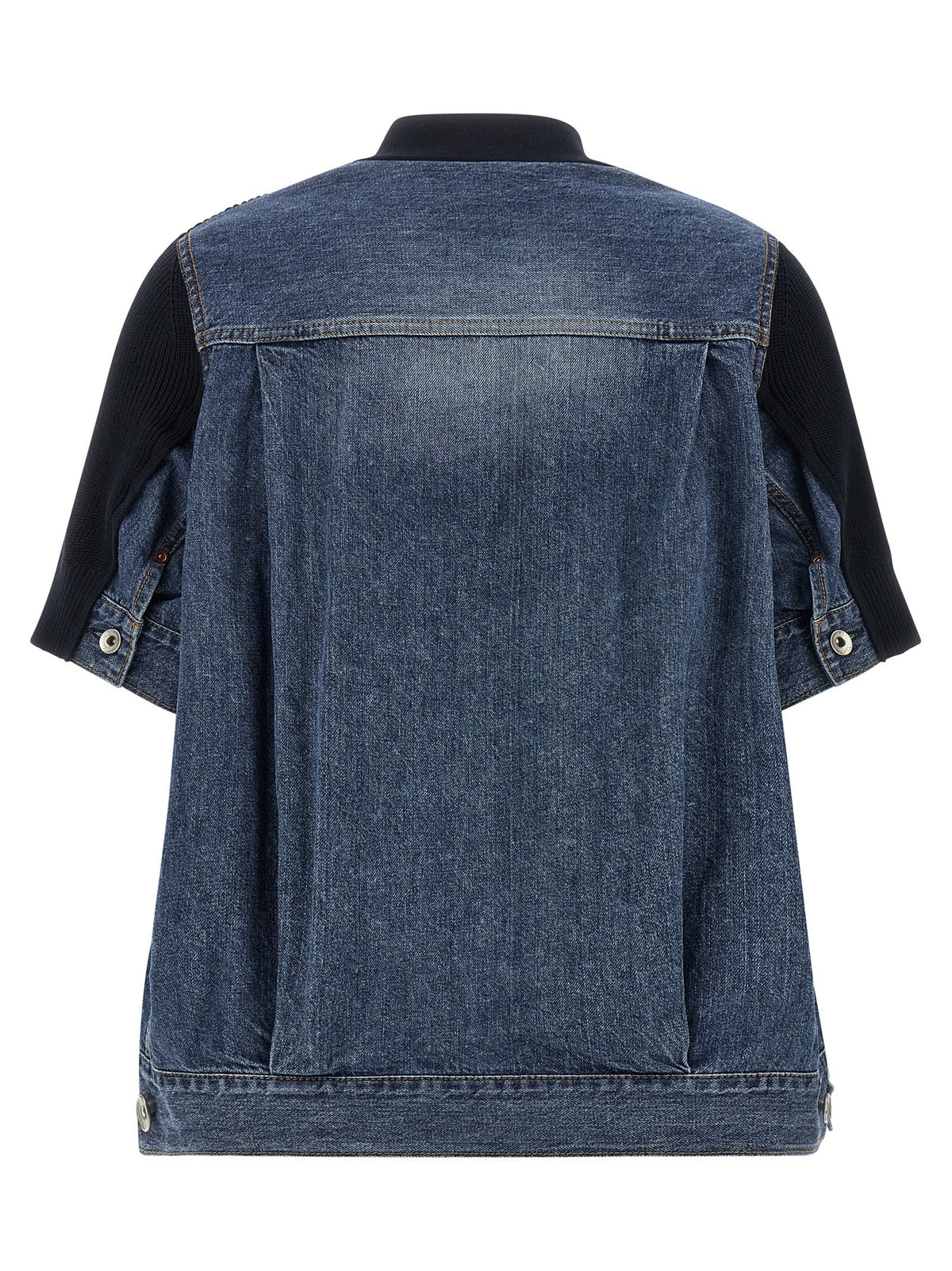 Sacai Denim Knit Cardigan Blue, view 2