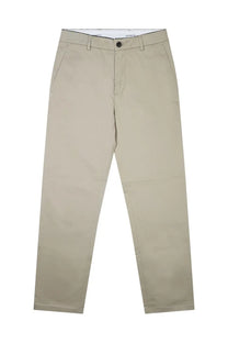 Department five men’s pantalone prince beige khaki chino trousers with classic straight-leg cut and black button closure