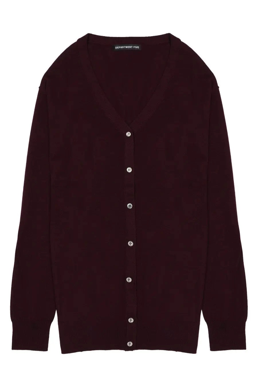 Department5 Women's Wool Merino Cardigan College Red