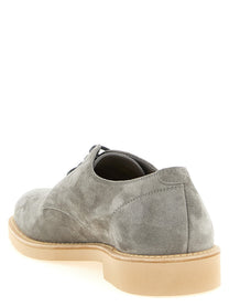 Brunello Cucinelli Derby Light Lace up Shoes Grey