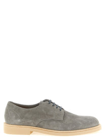 Brunello Cucinelli Derby Light Lace up Shoes Grey
