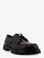 Celine Men's Derby Margaret Leather Lace up Shoes Black, view 2