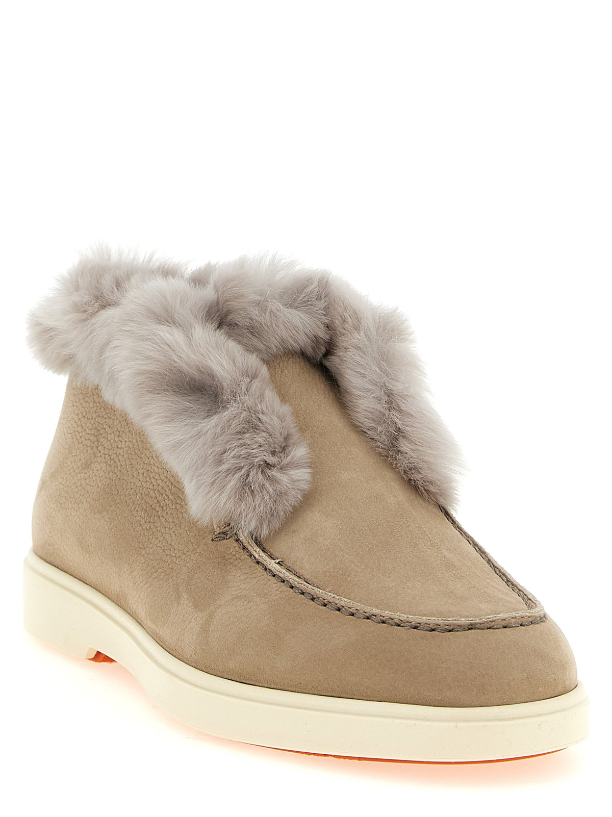 Santoni Desert Ankle Boots Beige, view 2