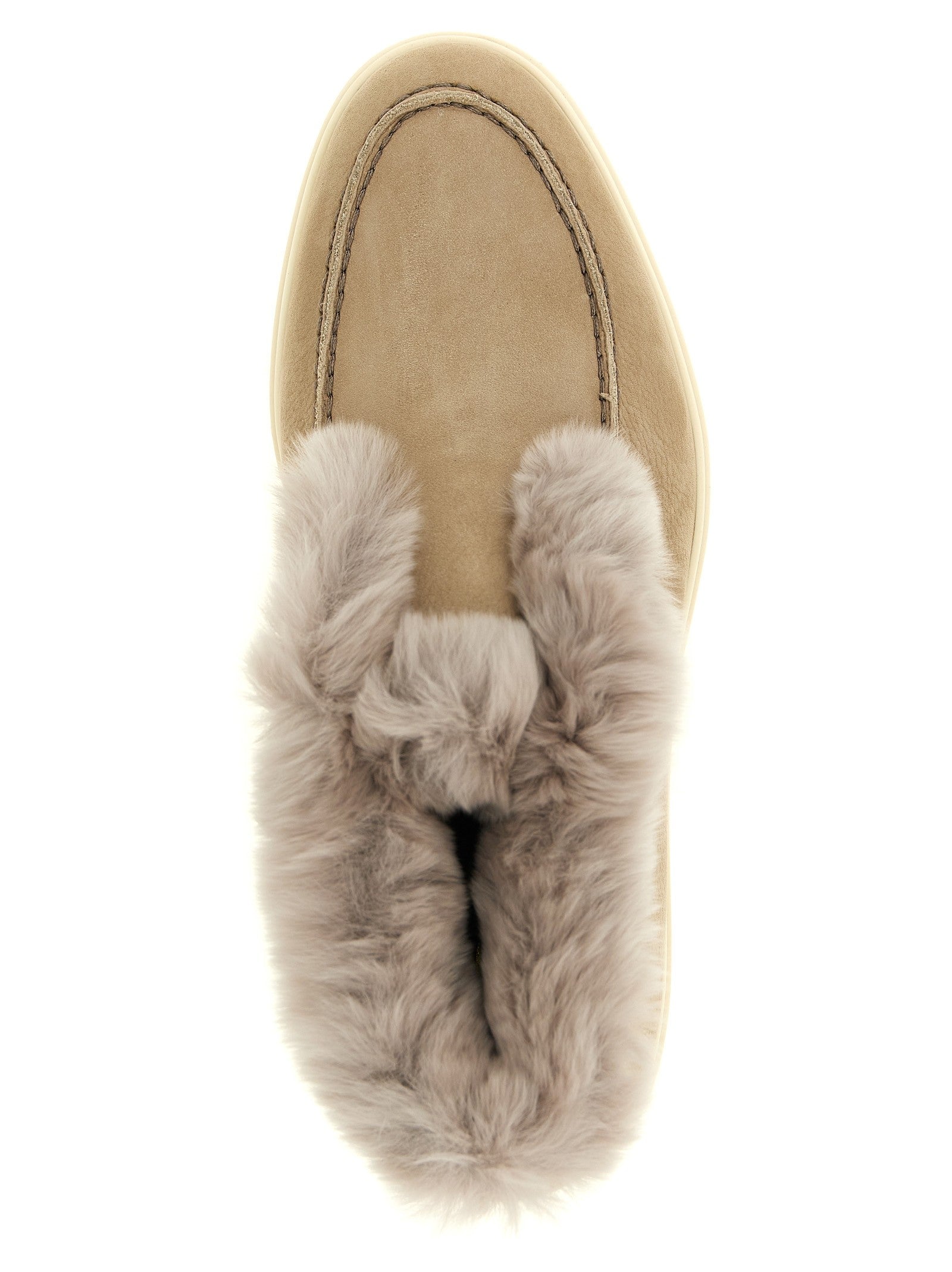 Santoni Desert Ankle Boots Beige