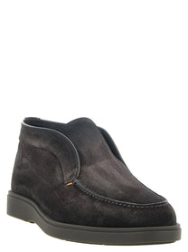 Santoni Desert Ankle Boots Grey