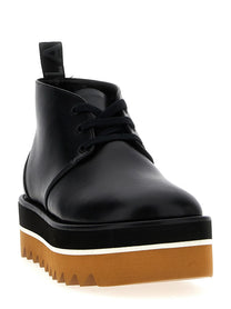 Stella McCartney Desert Sneak Elyse Ankle Boots Black